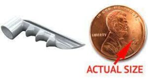 iStent compared to a penny